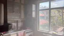 Tosya’da Mutfakta Yangın Çıktı