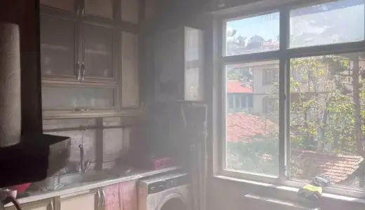Tosya’da Mutfakta Yangın Çıktı